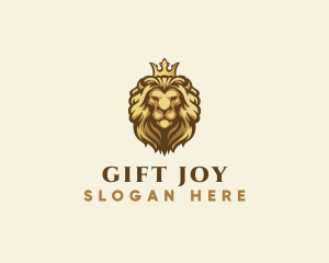 Royal Lion Crown logo design