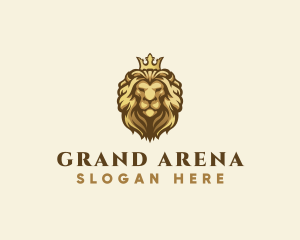 Royal Lion Crown logo design