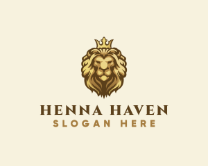 Royal Lion Crown logo design