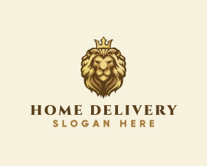 Royal Lion Crown logo design