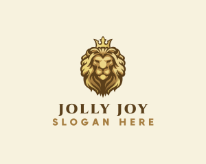 Royal Lion Crown logo design