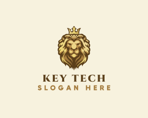 Royal Lion Crown logo design