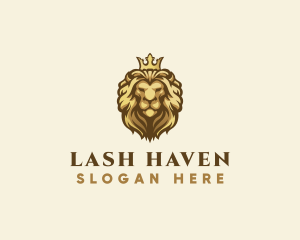 Royal Lion Crown logo design