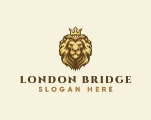 Royal Lion Crown logo design