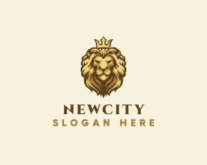 Royal Lion Crown logo design