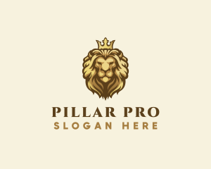 Royal Lion Crown logo design