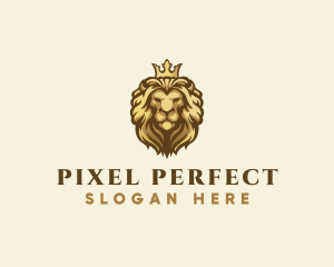 Royal Lion Crown logo design