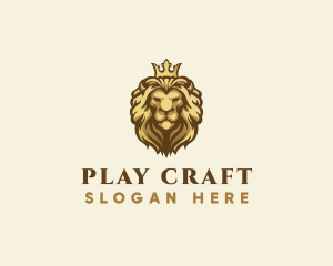 Royal Lion Crown logo design