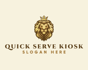 Royal Lion Crown logo design