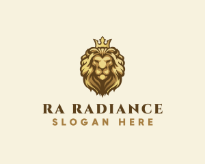 Royal Lion Crown logo design