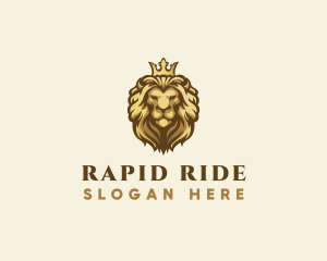 Royal Lion Crown logo design