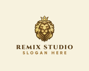 Royal Lion Crown logo design