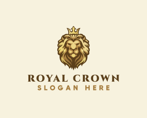 Crown - Royal Lion Crown logo design