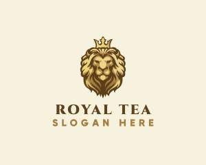 Royal Lion Crown logo design