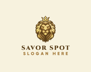 Royal Lion Crown logo design