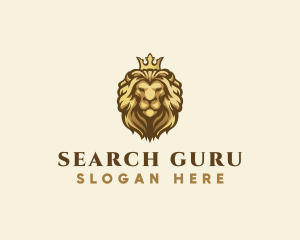 Royal Lion Crown logo design