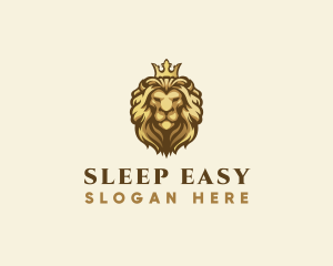 Royal Lion Crown logo design