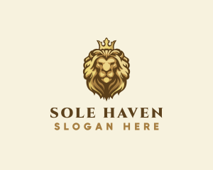 Royal Lion Crown logo design