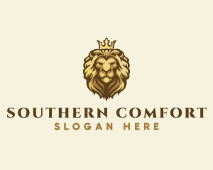 Royal Lion Crown logo design