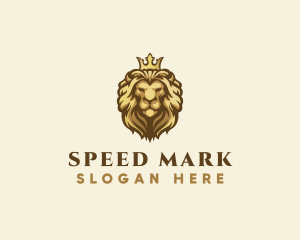 Royal Lion Crown logo design