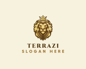 Royal Lion Crown logo design