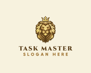 Royal Lion Crown logo design