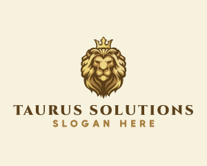 Royal Lion Crown logo design