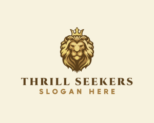 Royal Lion Crown logo design