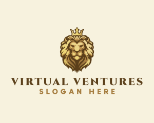 Royal Lion Crown logo design