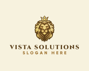 Royal Lion Crown logo design