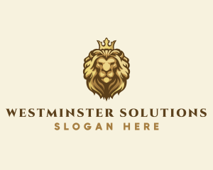 Royal Lion Crown logo design