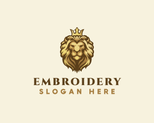 Royal Lion Crown logo design