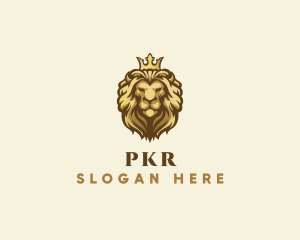 Royal Lion Crown logo design