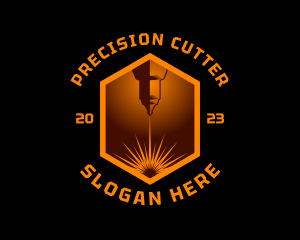 Cutter - Industrial Laser Cutter logo design