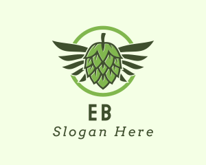 Beer Hops Wings  Logo