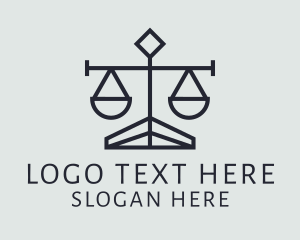 Account - Justice Law Firm logo design
