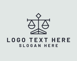 Paralegal - Justice Law Firm logo design