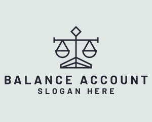 Account - Justice Law Firm logo design