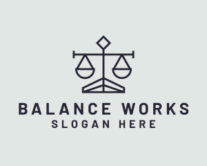 Account - Justice Law Firm logo design