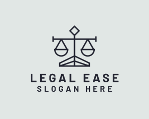 Judiciary - Justice Law Firm logo design