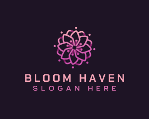 Flower Eco Technology logo design