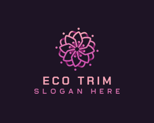 Flower Eco Technology logo design