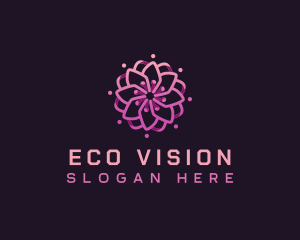 Flower Eco Technology logo design