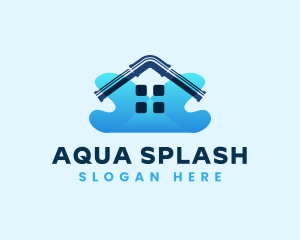House Pipe Plumbing Water logo design