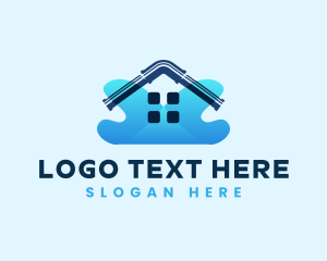 Liquid - House Pipe Plumbing Water logo design