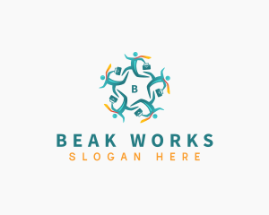 People Job Business Employee logo design