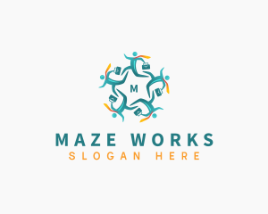 People Job Business Employee logo design