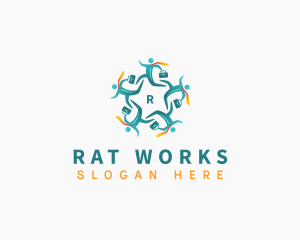 People Job Business Employee logo design