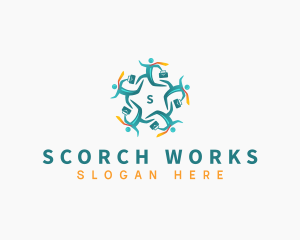 People Job Business Employee logo design