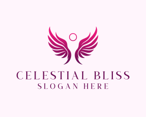 Holistic Angel Wings logo design